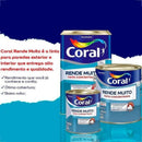 Tinta Acrílica Fosca Coral Rende Muito