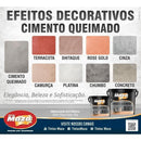 Revestimento Decorativo Efeito Cimento Queimado Maza Uso Interno e Externo Pronto para Uso